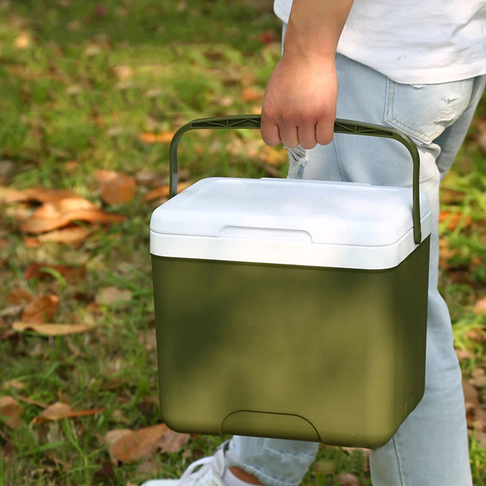 5/6/13L Cooler Box Portable Camping Refrigerator Incubator Large Capacity Car Ice Bucket Heat Preservation Camping BBQ Equipment