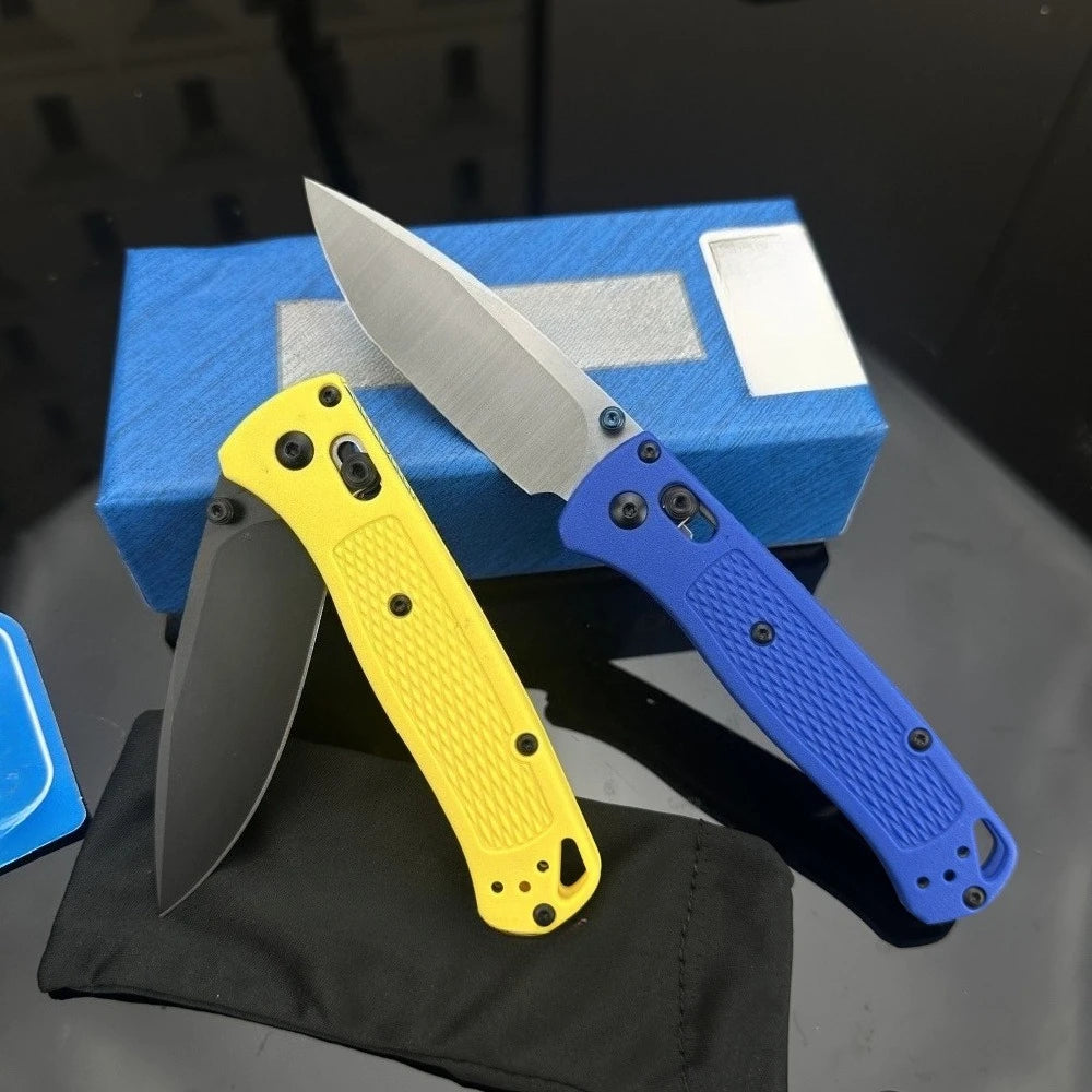 BM 535 Bugout Ax Lock Folding Knife Outdoor Tactical Camping EDC Hunting Knife Exploration Survival Tool A Men's Gift