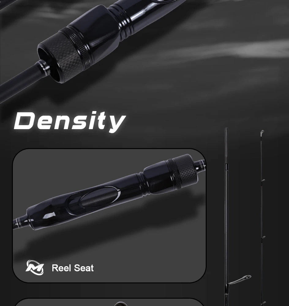 MIFINE MICROBITE Ajing Spinning Rod XUL-UL Fishing Rod 3g/5g for Saltwater Freshwater Light Rock Fishing FUJI Ring