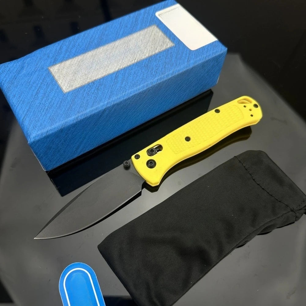 BM 535 Bugout Ax Lock Folding Knife Outdoor Tactical Camping EDC Hunting Knife Exploration Survival Tool A Men's Gift