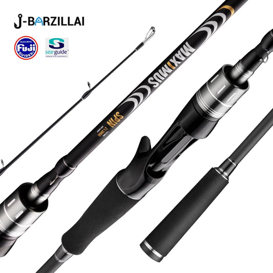 MAXIMUS Freshwater Saltwater Carp Bass Lure Fishing Rod Spinning Casting FUJI guide Fishing Rod SEA GUIDE