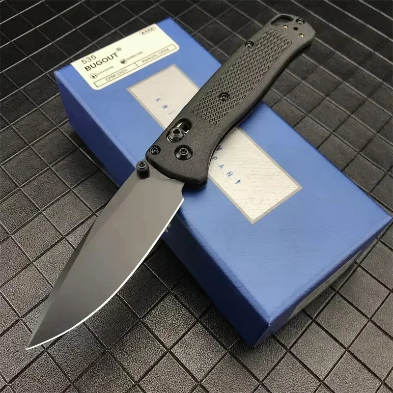BM 535 Bugout Ax Lock Folding Knife Outdoor Tactical Camping EDC Hunting Knife Exploration Survival Tool A Men's Gift