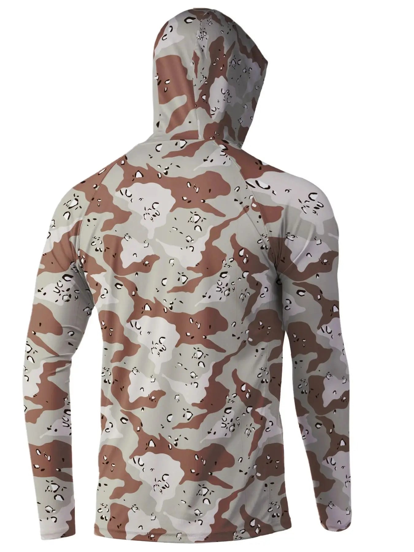 Men's Fishing Hoodie Shirt Long Sleeve, UV UPF 50+ Shirts Surfing Quick Dry, Lightweight & Breathable for Fishing, Beach, Lake