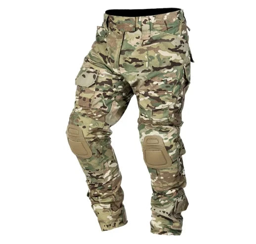 Men Tactical Suits Outdoor Paintball Clothing Uniform Shooting Combat Hiking Uniform Camouflage Shirts Cargo Knee Pads Pants
