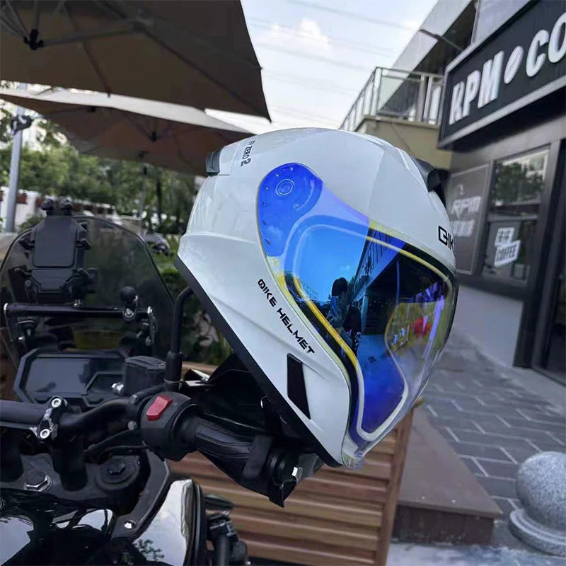 DOT 3C Certified Adult Modular Full Face Motorcycle Helmet Dual Sunshade Lenses Anti-UV Quick Release Helmet Casco Capacete