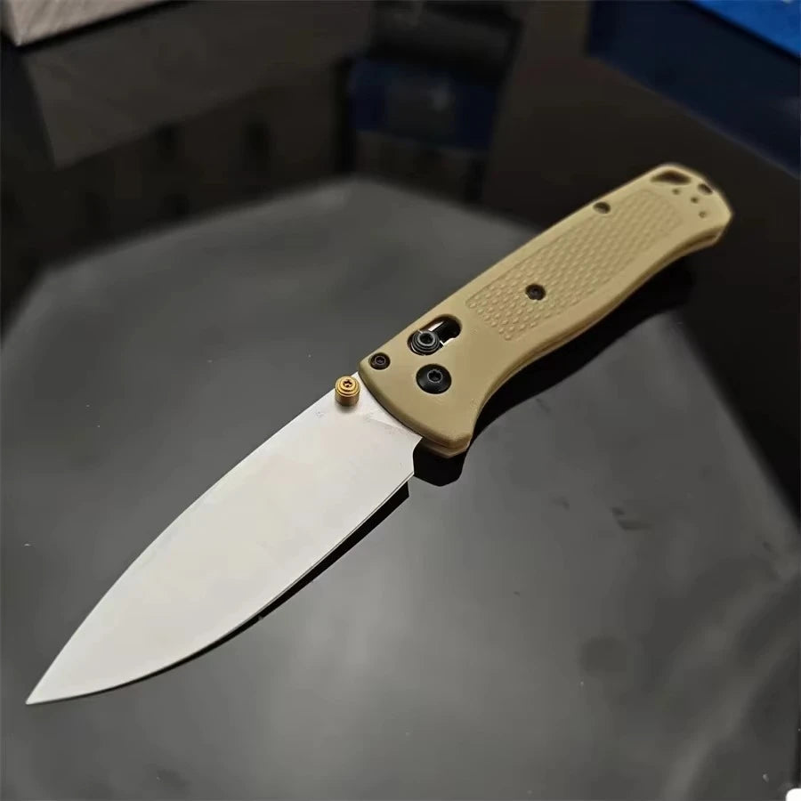 BM 535 Bugout Ax Lock Folding Knife Outdoor Tactical Camping EDC Hunting Knife Exploration Survival Tool A Men's Gift