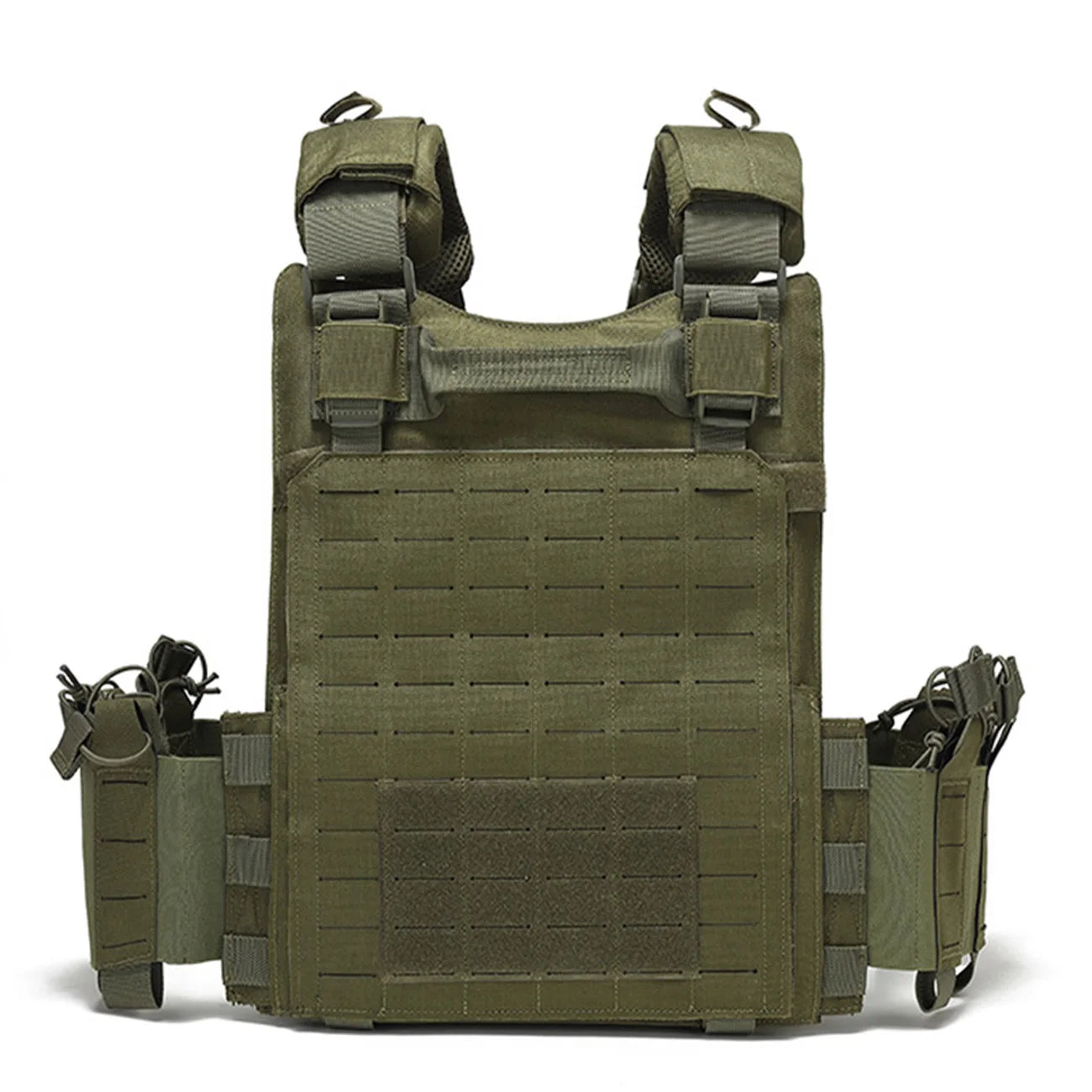 Quick release hunting vest with chest zipper anti-theft bag MOLLE modular expansion breathable elastic vest